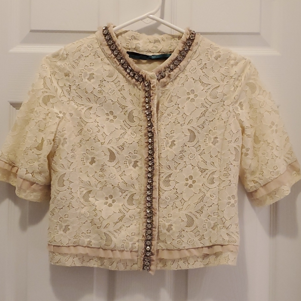 EUC Imperial lace jacket (size small)